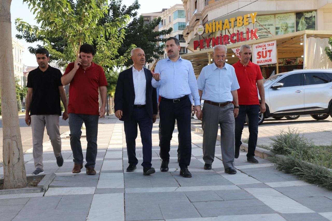 Başkan Baydilli mesaiye saha gezisiyle başladı
