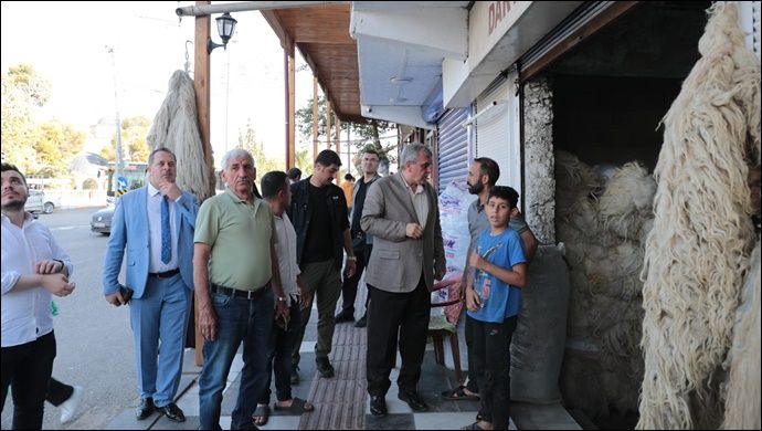 Başkan Beyazgül’den Esnaf Ziyareti