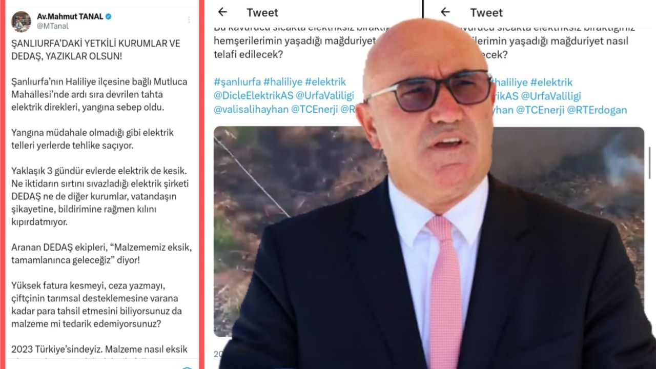 DEDAŞ’ın Devrilen Tahta Direkleri Yangına Sebep Oldu, Elektrik Kesintisi Devam Ediyor
