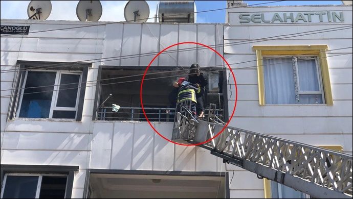 Şanlıurfa ‘da yangın itfaiye ekipleri müdahale etti