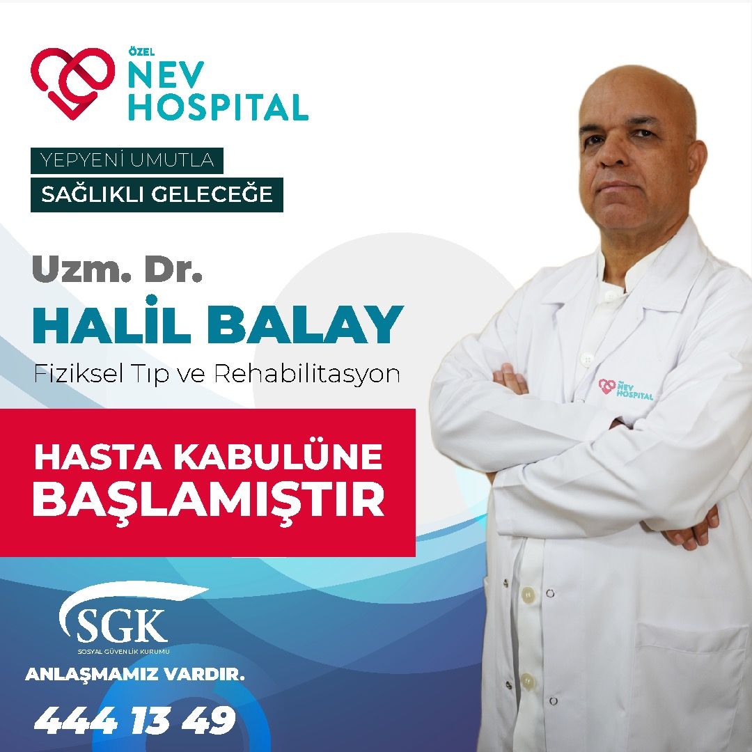 Uz. Dr. Halil Balay Hasta Kabülüne Başladı