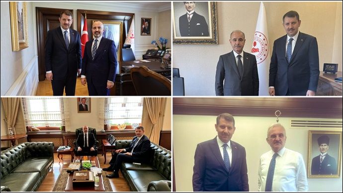 Vali Ayhan ‘dan Ankara’da  önemli ziyaretler