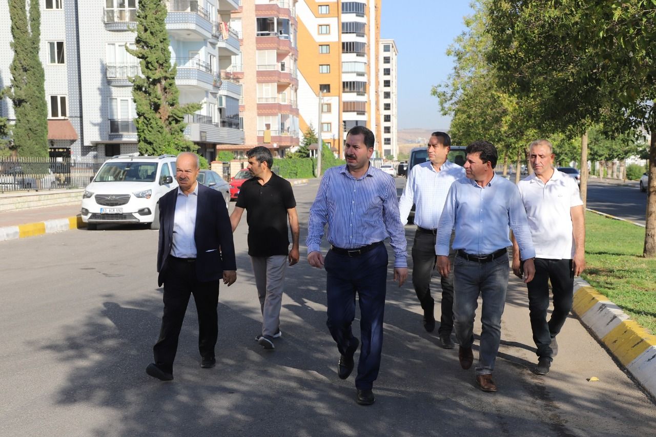 Başkan Baydilli Saha Gezilerini Sürdürüyor