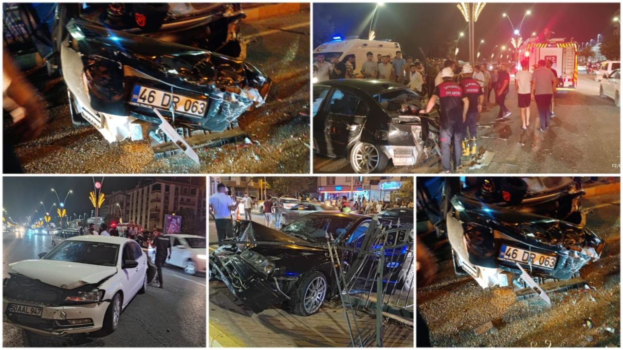 Haliliye ‘de zincirleme trafik kazası: 4 yaralı