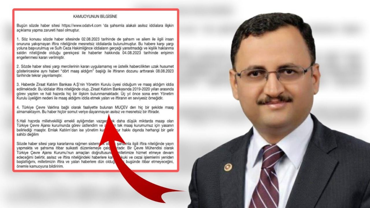 Mahmut Kaçar’dan iddialara cevap:”Dört maaş aldığım” asılsız ve iftiradır