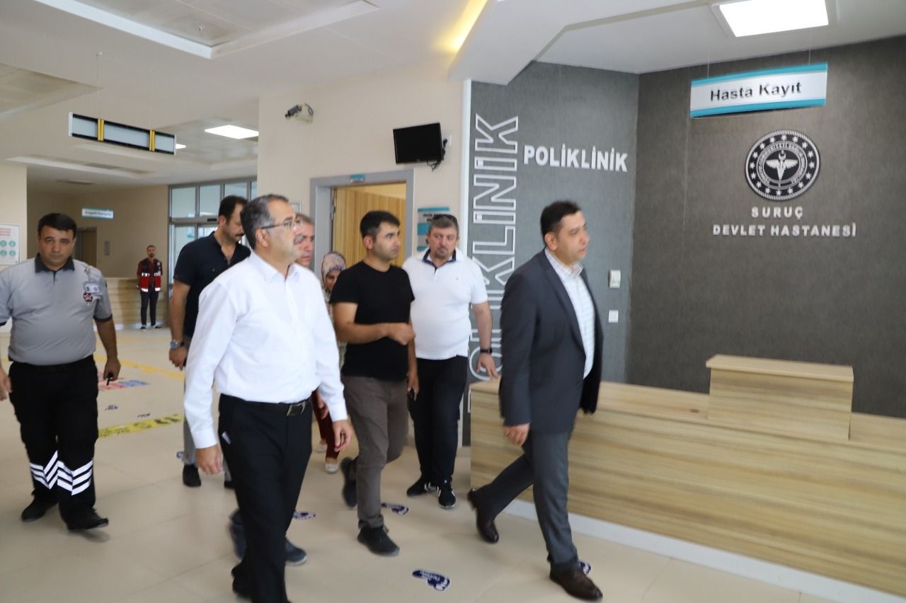 Sağlık Müdürü Solmaz, ilçe ziyaretlerini sürdürüyor
