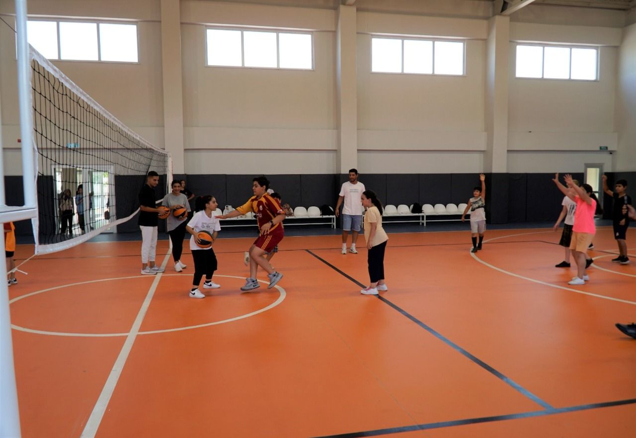 Seyrantepe ‘de çocuklar zamanını sporla değerlendiriyor