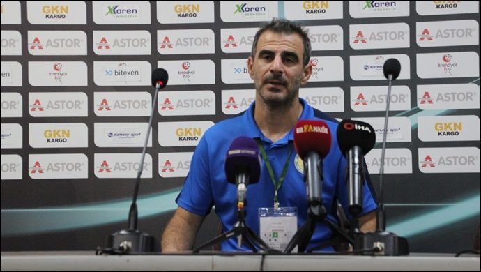 Ercan Ağaçe: Oyuncularımı Tebrik Ediyorum