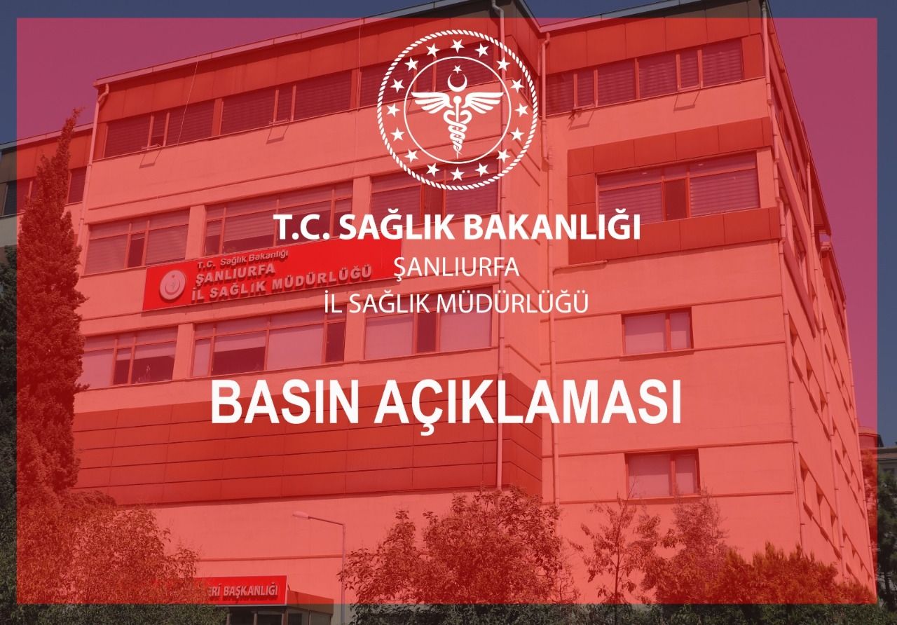 Şanlıurfa İl Sağlık Müdürlüğü Personel Alımı ile İlgili Açıklama