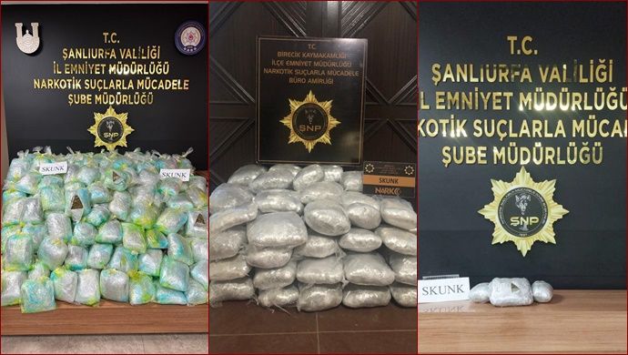 Şanlıurfa’da dev uyuşturucu operasyonu: 4 gözaltı