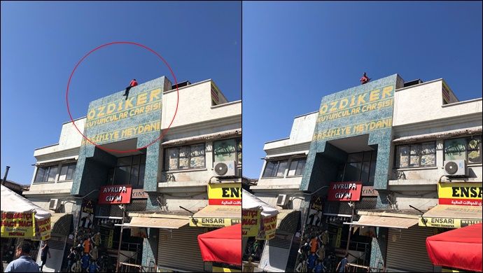 Şanlıurfa’da silahlı eylemi korku dolu anlar yaşandı !