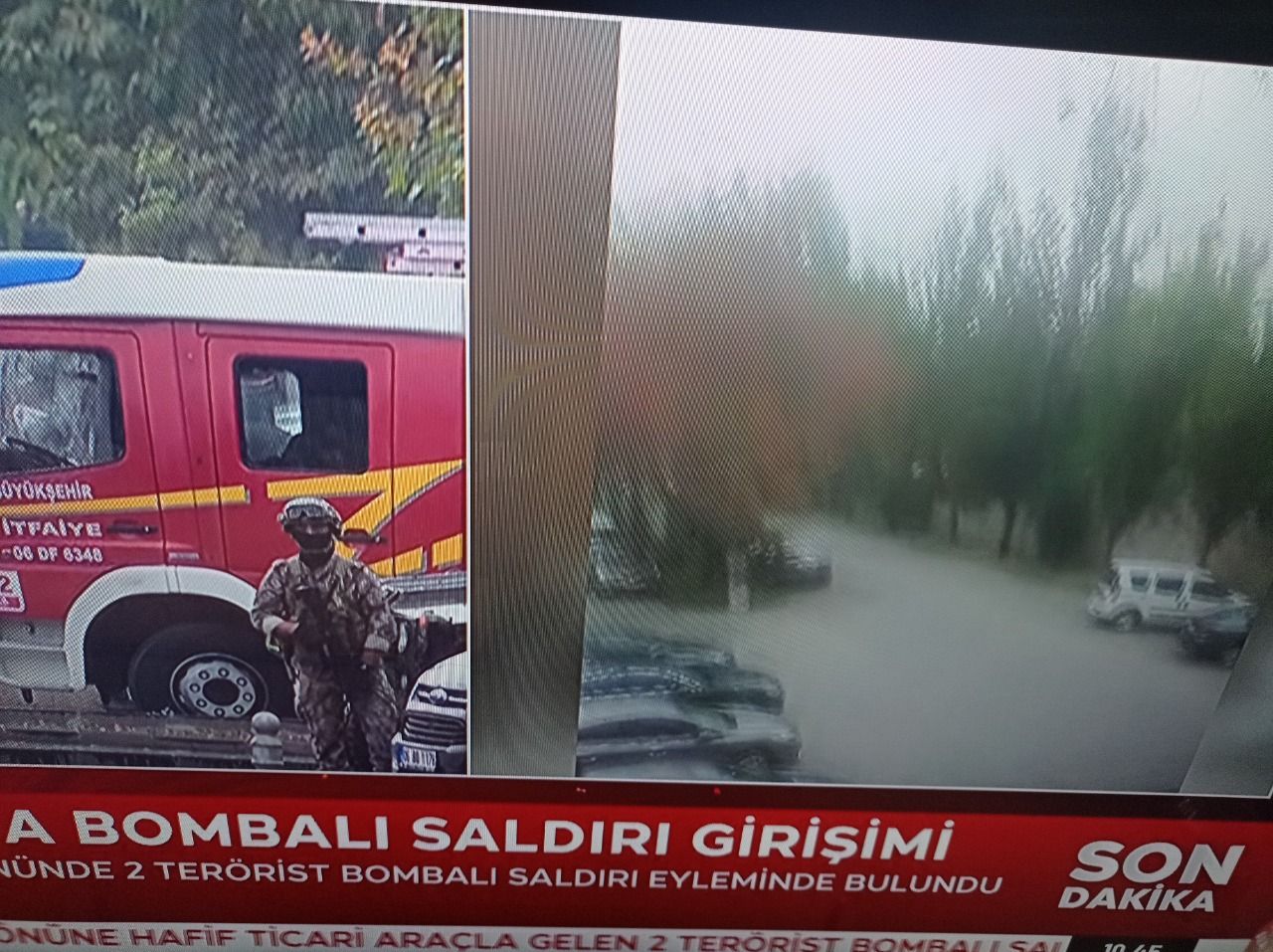 Ankara’da bombalı saldırı girişimi