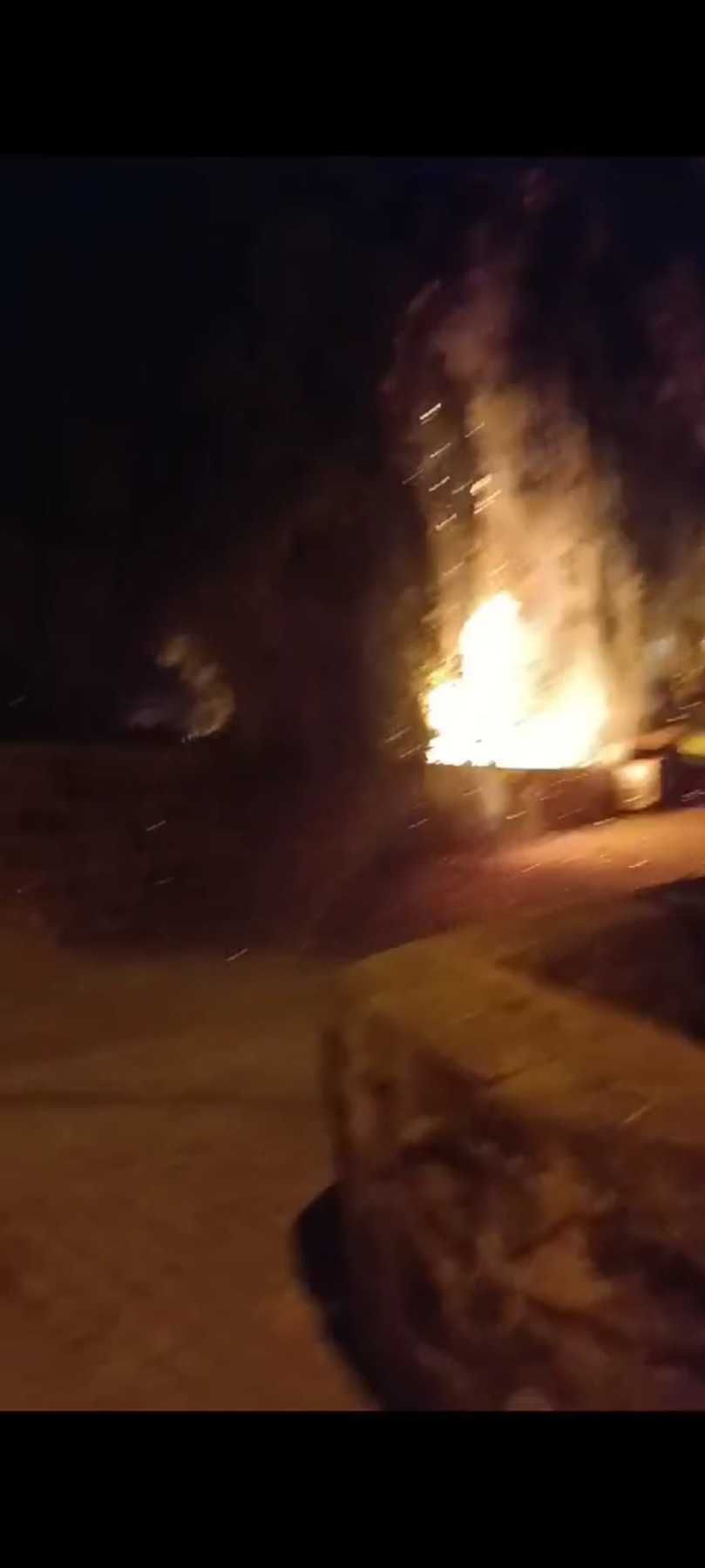 Karaköprü ‘de yangın:Vatandaşlar ve itfaiye müdahale etti