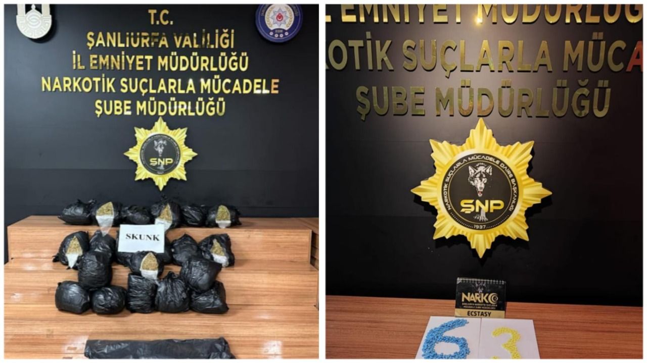 Şanlıurfa ‘da uyuşturucu operasyonu: 4 gözaltı
