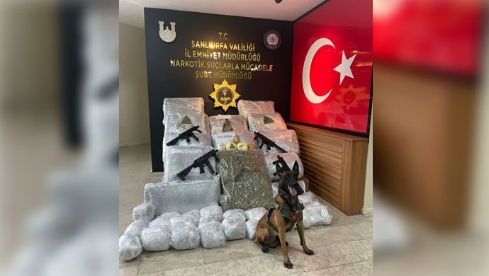 Şanlıurfa’da silah ve uyuşturucu operasyonu