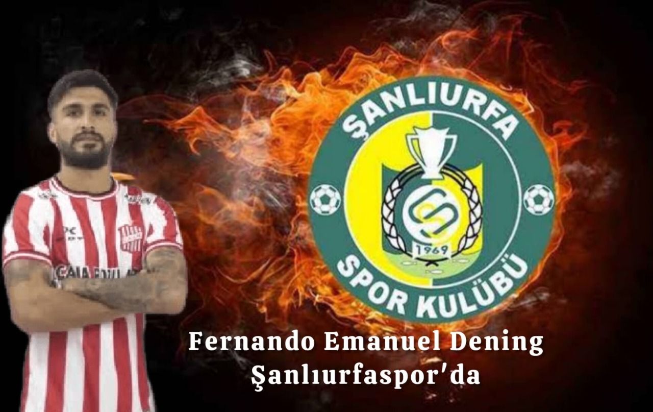 Arjantinli forvet Fernando Emanuel Dening Şanlıurfaspor’da