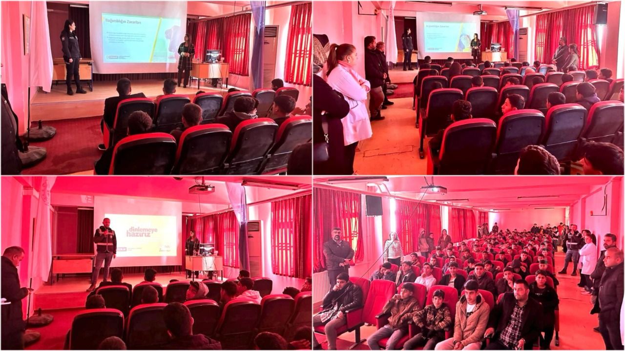 Harran ‘da öğrencilere uyuşturucuyla mücadele semineri