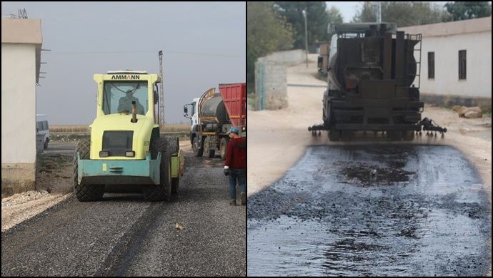 Harran Meydankapı’da Asfalt Çalışmaları Başladı