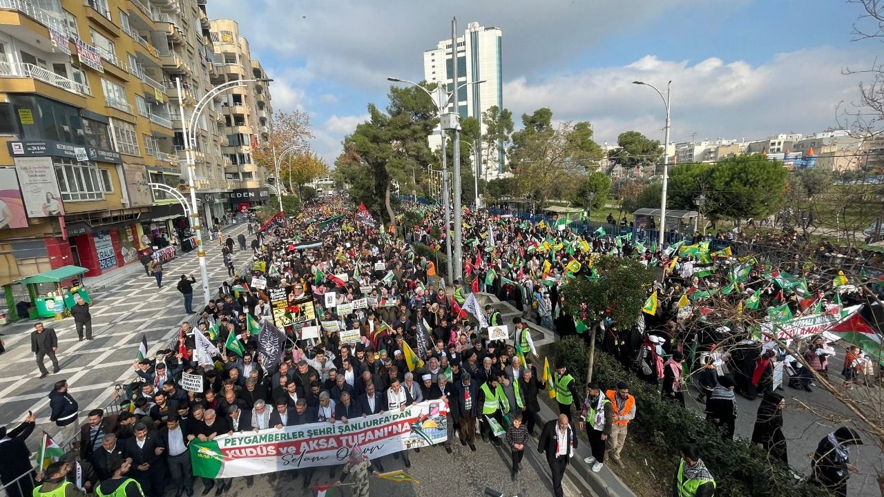 Peygamberler Şehri Şanlıurfa’ya yakışan tablo