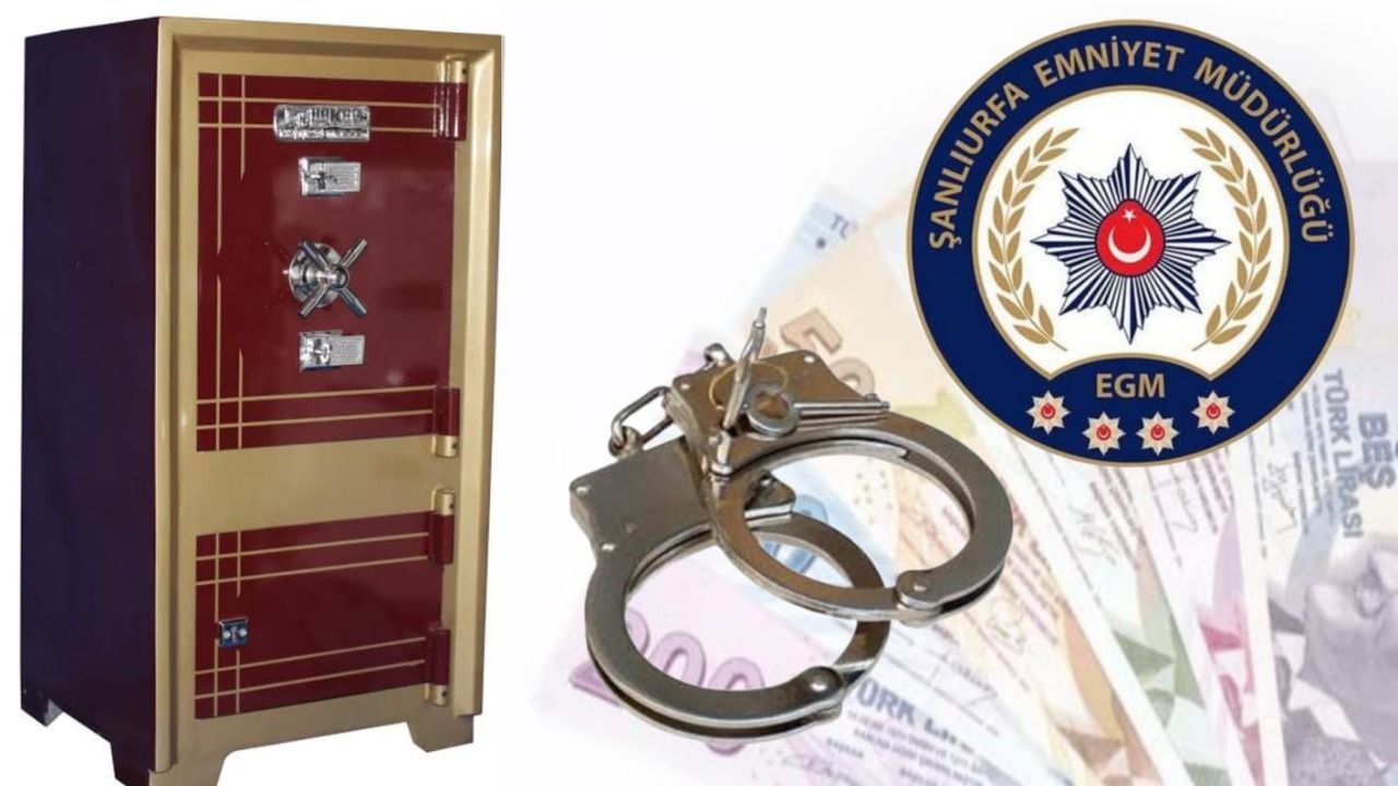 Şanlıurfa’da evden çelik kasa çalan 2 kişi yakalandı