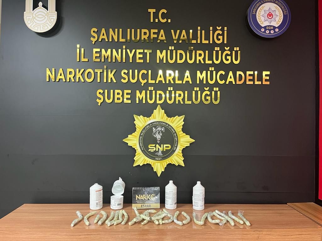 Şanlıurfa’da uyuşturucu operasyonu 1 şüpheli gözaltına alındı