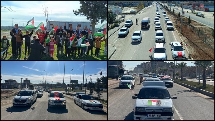 Akçakale İHH’dan Gazze İçin Araç Konvoyu