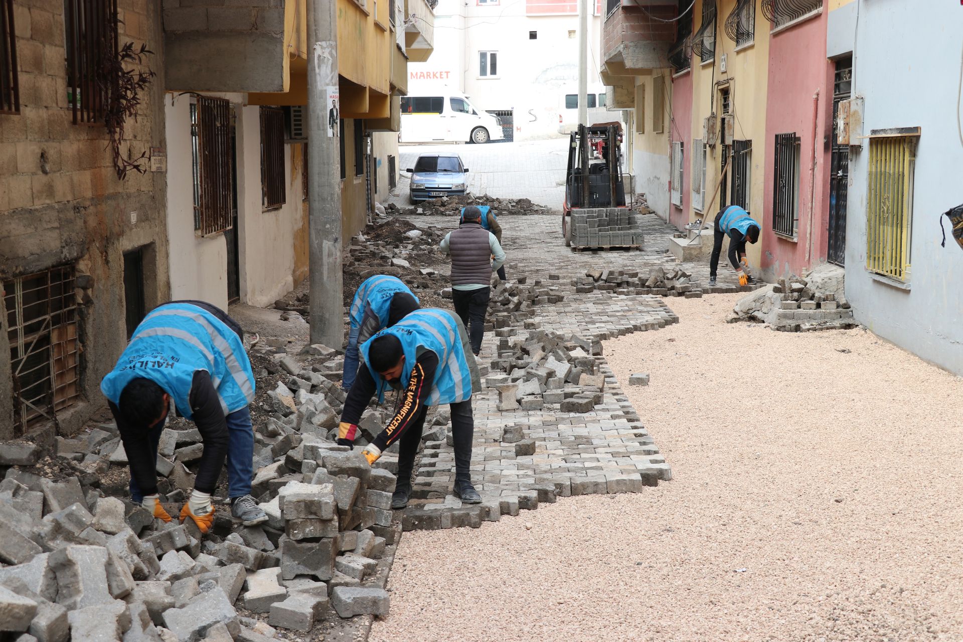 Haliliye ‘de üstyapı için tüm ekipler sahada