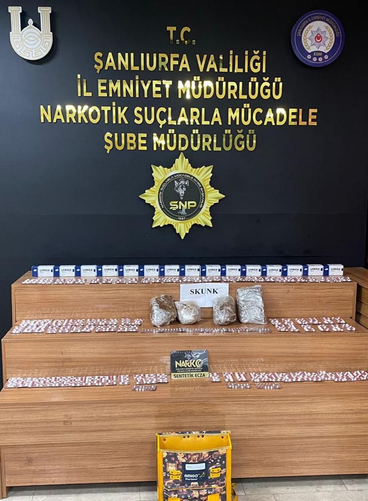 Şanlıurfa ‘da uyuşturucu operasyonu,3 şüpheli gözaltına alındı