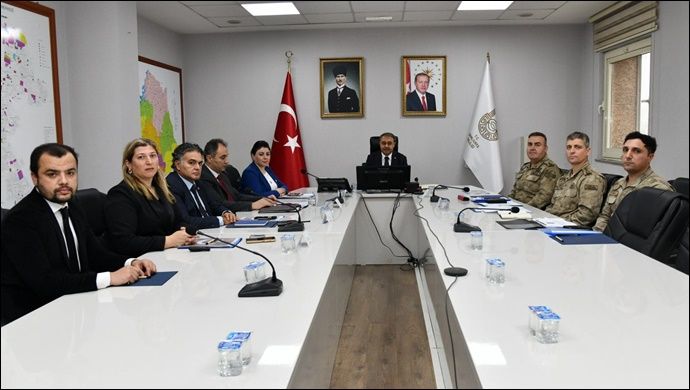 Şanlıurfa Valiliği’nde seçim güvenliği toplantısı gerçekleştirildi