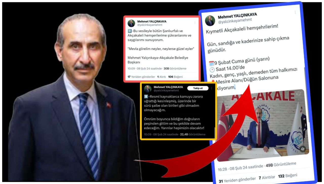 Mehmet Yalçınkaya ‘dan adaylık sinyali