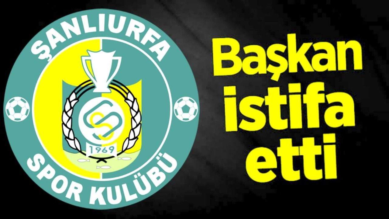 Şanlıurfaspor Kulübü Başkanı İzol görevinden istifa etti