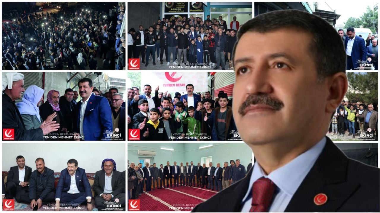 Eyyübiye’de Mehmet Ekinci’ye Yoğun İlgi