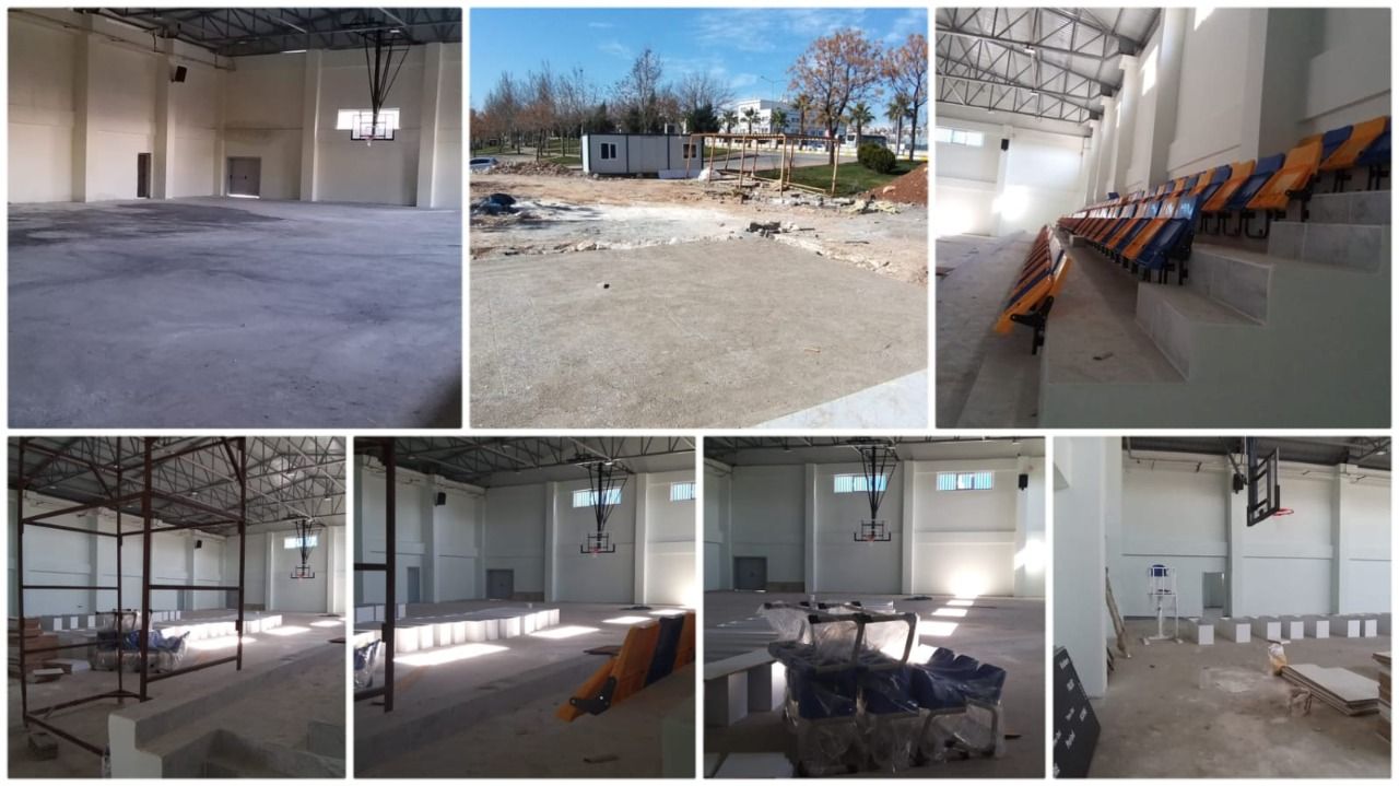 Şanlıurfa’da inşaatı devam eden Spor salonları standartlara uygun yapılmıyor