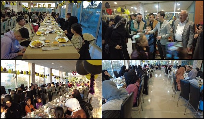 Akçakale’de yetimlerin iftar sevinci