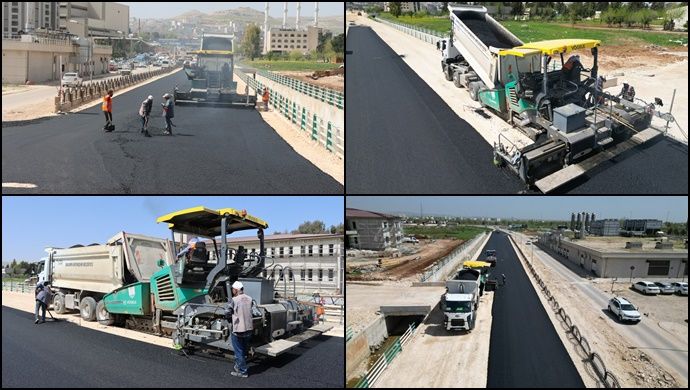 Büyükşehir’den Akçakale Yolunda Asfalt Çalışması