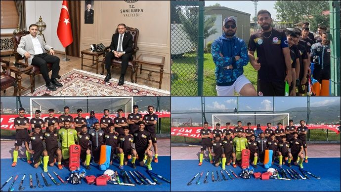HOKEY TAKIMINA VALİ ŞILDAK DESTEĞİ