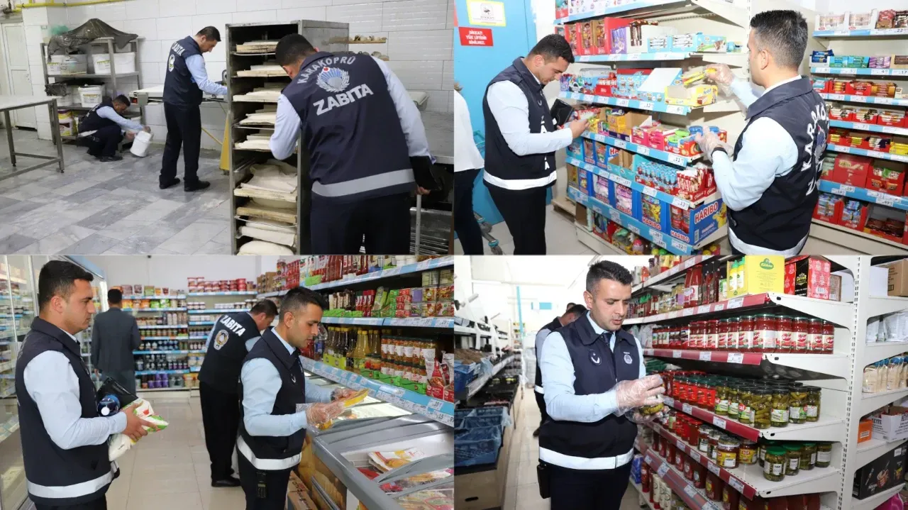 Karaköprü ‘de zabıtadan kapsamlı denetim