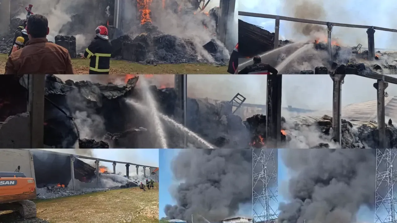 Şanlıurfa 2. Organize Sanayi Bölgesi’nde Fabrika Yangını!