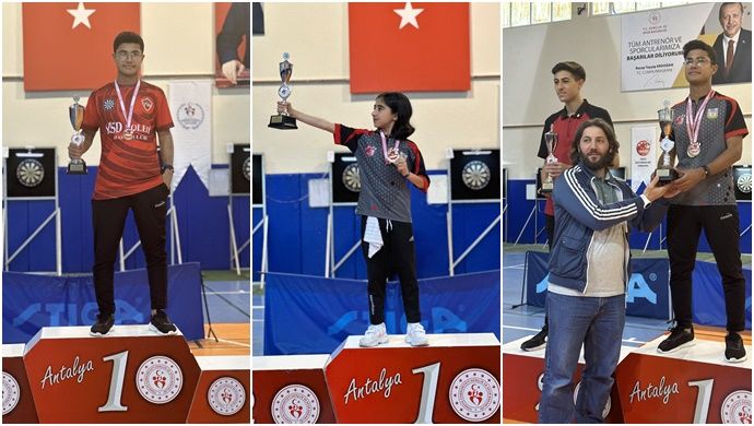 Şanlıurfalı Dart sporcuları Türkiye Şampiyonası ‘nda Adeta Parladı