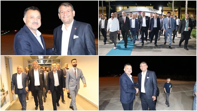 Vekil Başak’a GAP Havaalanı ‘nda coşkulu karşılama