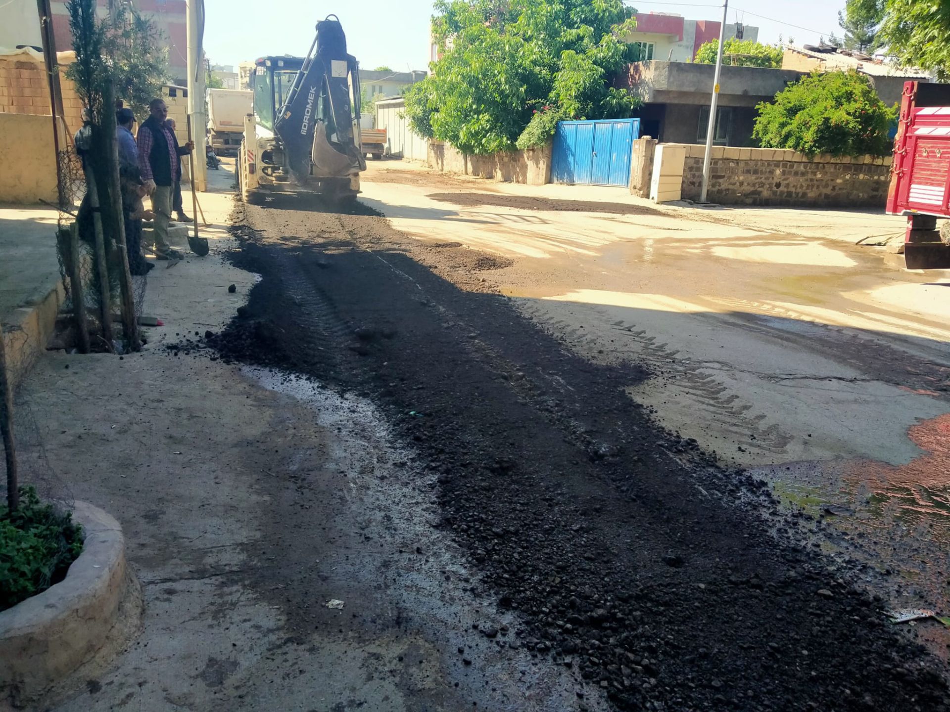 Siverek’te üstyapı çalışmaları hızlandırıldı