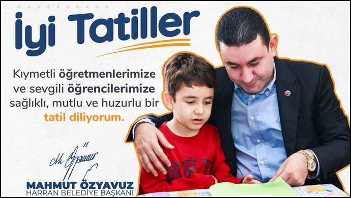Başkan Özyavuz’un Karne Günü Mesajı