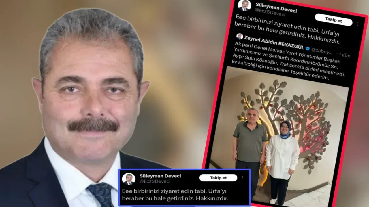 Eski başkandan eski başkana imalı gönderme: “Urfa’yı Beraber Bu Hale Getirdiniz”