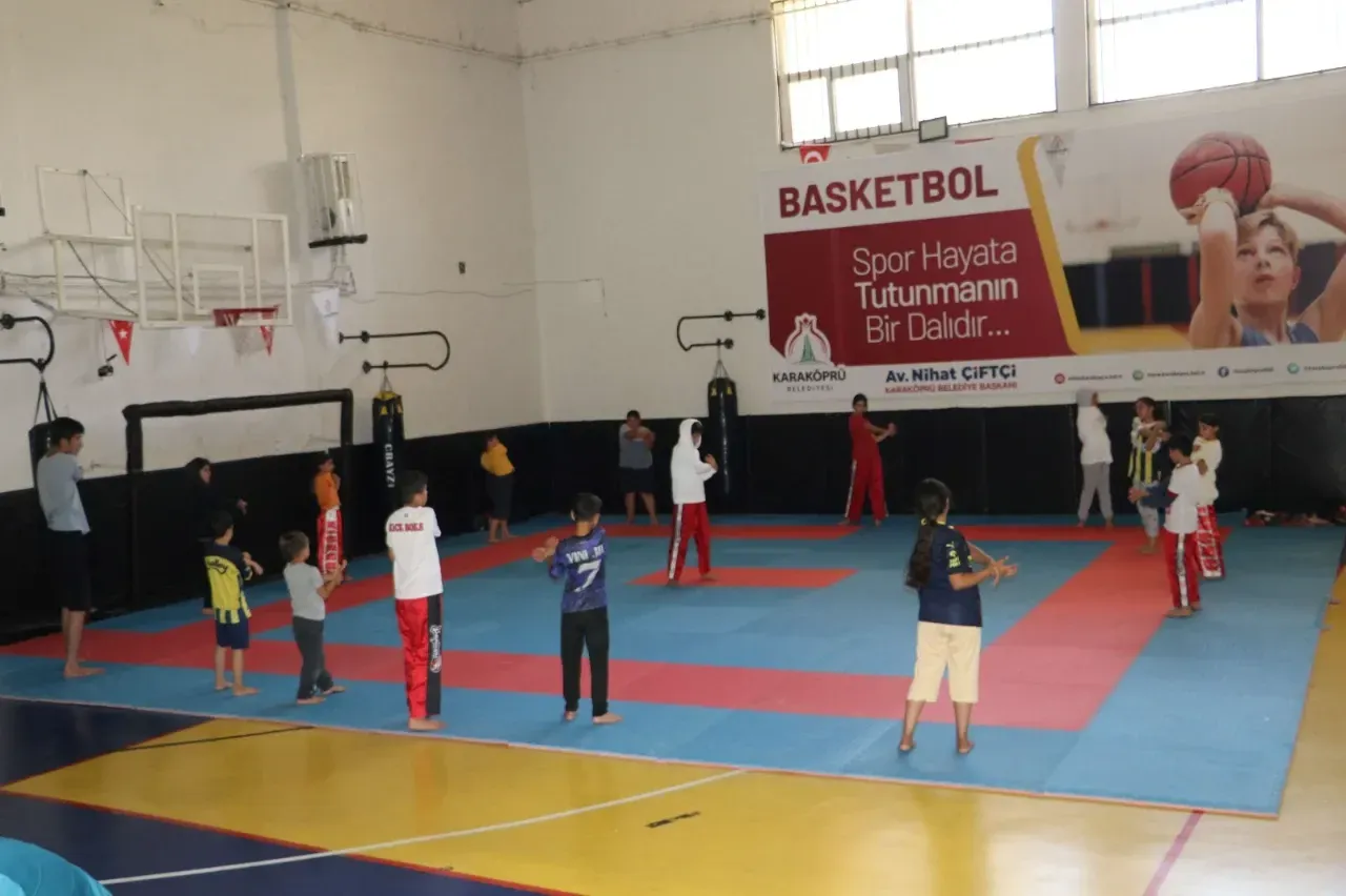 Karaköprü ‘de genç sporcular Türkiye şampiyonasına hazırlanıyor