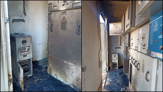 Şanlıurfa’da 6 Mahalleye Elektrik Sağlayan Trafo Binası Kundaklandı
