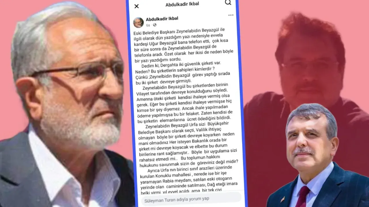 Abdülkadir İkbal ‘den Zeynel Abidin Beyazgül ve kardeşine yönelik sert eleştiriler