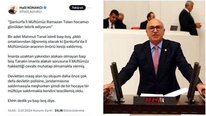 Cami İmamı Halil Konakçı, CHP’li Vekili “İmansız” İlan Etti! Diyanet’e Halil Konakçı Çağrısı