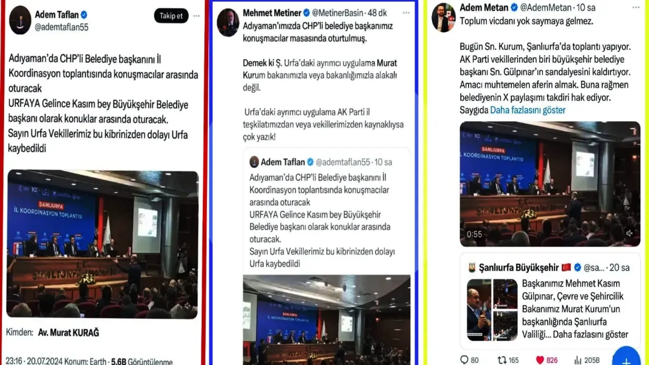 Şanlıurfa’daki protokol krizine tepkiler çığ gibi büyüyor