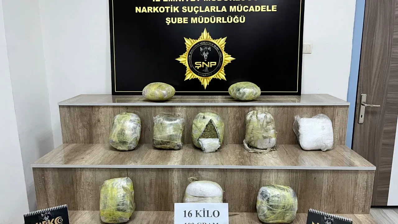 Siverek’te Uyuşturucu Operasyonu: 16 Kilo 100 Gram Skunk Ele Geçirildi