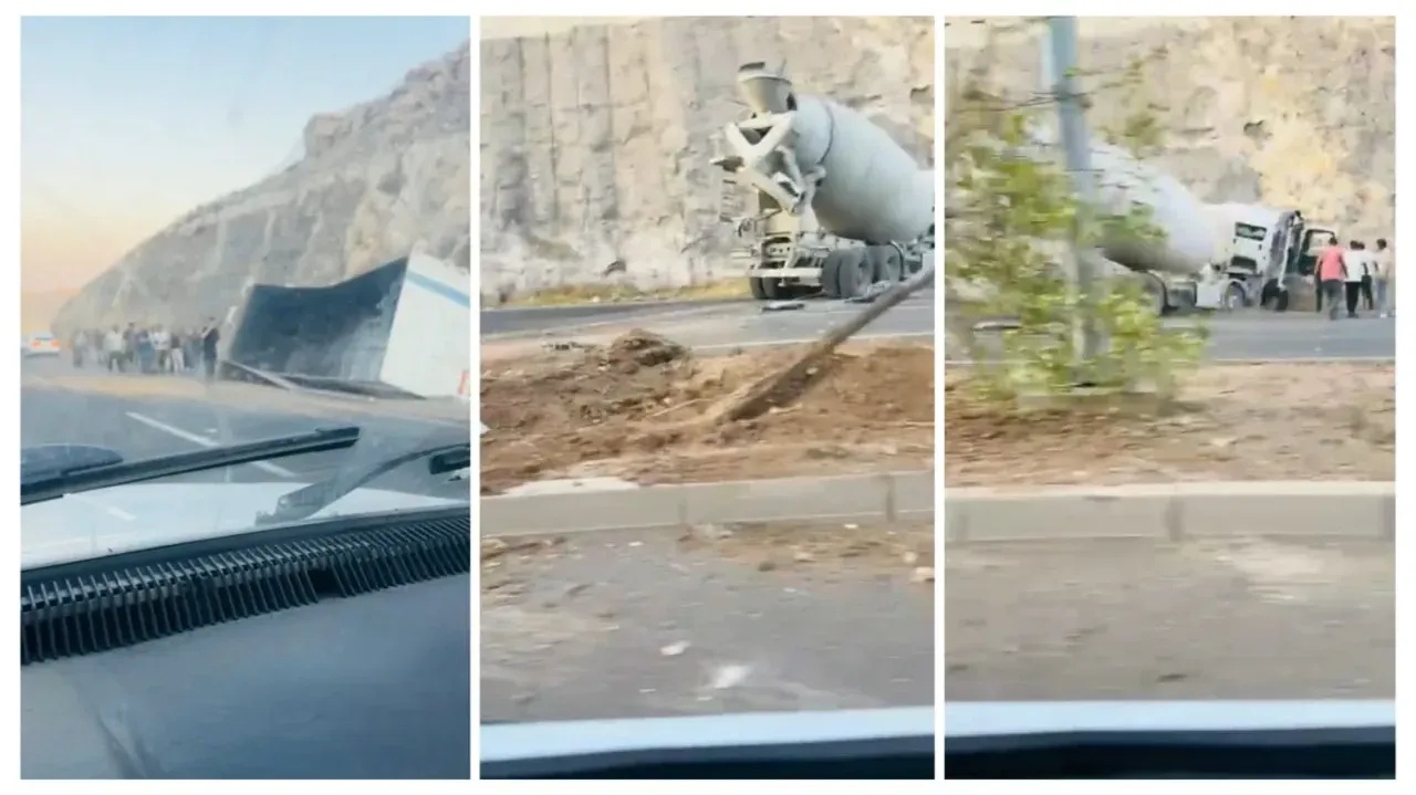 Şanlıurfa’da Beton Mikseri ile Kamyon Çarpıştı: 2 Yaralı